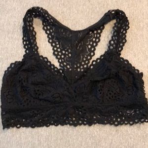 Aerie black lace bralette
